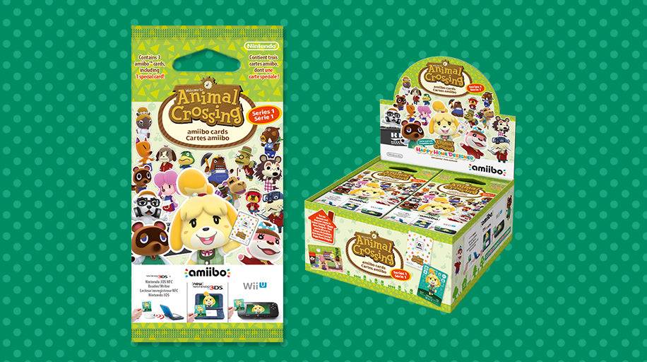 Nintendo Amiibo Animal Crossing Pack 3 Cards PAL