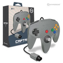 Captain Premium Controller for N64 (Grey) - Hyperkin