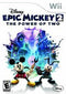Epic Mickey 2: The Power of Two - Loose - Wii  Fair Game Video Games