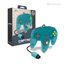 Captain Premium Controller for N64 (Turquoise) - Hyperkin