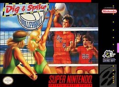 Dig and Spike Volleyball - Loose - Super Nintendo