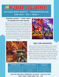 Fair Game Retro Monthly - June 2022 Fair Game Video Games