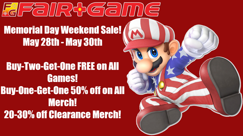 Video game memorial day outlet sale