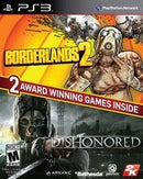 Borderlands 2 & Dishonored Bundle - Complete - Playstation 3