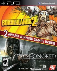 Borderlands 2 & Dishonored Bundle - Complete - Playstation 3