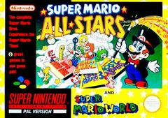 Super Mario All-stars and Super Mario World - Loose - PAL Super Nintendo