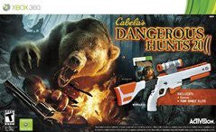 Cabela's Dangerous Hunts 2011 [Gun Bundle] - Loose - Xbox 360