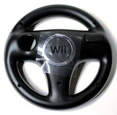 Wii Wheel Black - Loose - Wii