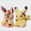 Pikachu with Flower Hat Plush