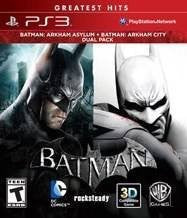 Batman: Arkham Asylum and Batman: Arkham City Dual Pack - Complete - Playstation 3