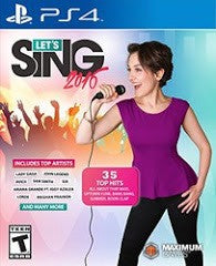Let's Sing 2016 Microphone Bundle - Loose - Playstation 4