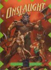 Onslaught [Cardboard Box] - Complete - Sega Genesis