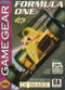 Formula 1 - In-Box - Sega Game Gear