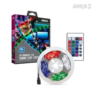 “ActionBright” LED Game Room Strip Lights (16 ft.) - Armor 3