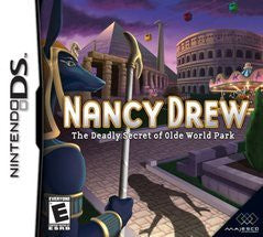 Nancy Drew The Deadly Secret of Old World Park - Complete - Nintendo DS