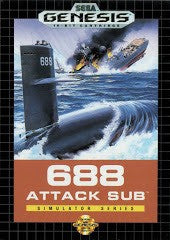 688 Attack Sub - In-Box - Sega Genesis