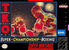 TKO Super Championship Boxing - In-Box - Super Nintendo