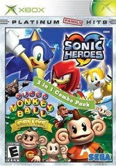 Sonic Heroes and Super Monkey Ball Deluxe - Loose - Xbox