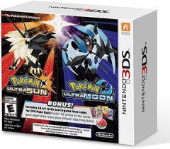 Pokemon Ultra Sun & Pokemon Ultra Moon Dual Pack - Loose - Nintendo 3DS