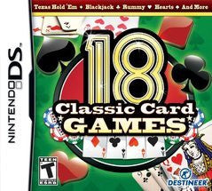 18 Classic Card Games - Loose - Nintendo DS  Fair Game Video Games