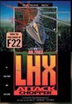 LHX Attack Chopper - Loose - Sega Genesis