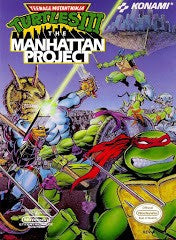 Teenage Mutant Ninja Turtles III The Manhattan Project - Loose - NES