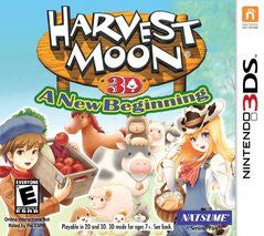 Harvest Moon 3D: A New Beginning - Complete - Nintendo 3DS