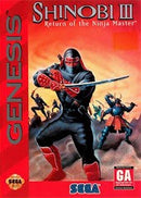 Shinobi III Return of the Ninja Master - Loose - Sega Genesis