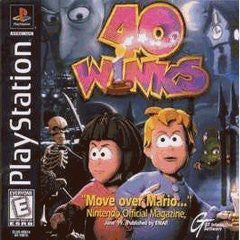 40 Winks - In-Box - Playstation  Fair Game Video Games