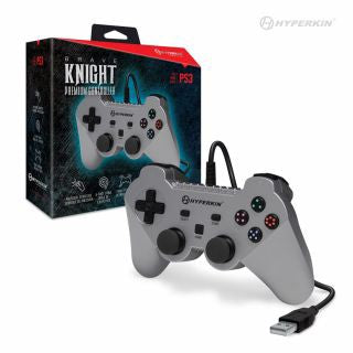 PS3 Brave Knight Premium Controller (Silver) - Hyperkin