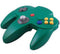 Green Controller - Loose - Nintendo 64