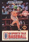 Sports Talk Baseball - Complete - Sega Genesis