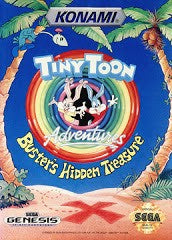 Tiny Toon Adventures Buster's Hidden Treasure [Cardboard Box] - Complete - Sega Genesis