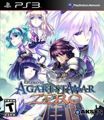 Record of Agarest War Zero - Loose - Playstation 3