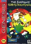 The Simpsons Bart's Nightmare - In-Box - Sega Genesis