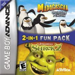 Madagascar and Shrek 2 - Complete - GameBoy Advance