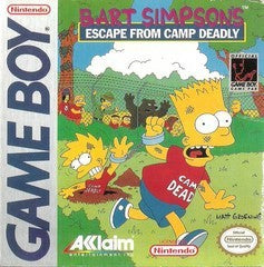 Bart Simpson's Escape from Camp Deadly - In-Box - GameBoy