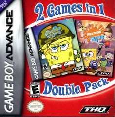 Battle for Bikini Bottom & Freeze Frame Frenzy Double Pack - Loose - GameBoy Advance