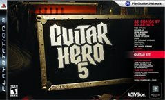 Guitar Hero 5 [Guitar Bundle] - Loose - Playstation 3