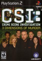 CSI 3 Dimensions of Murder - Complete - Playstation 2