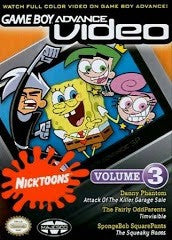 GBA Video Nicktoons Collection Volume 3 - Loose - GameBoy Advance