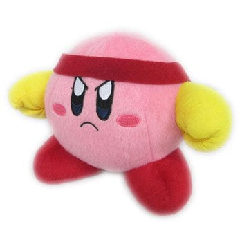 Kirby's Adventure All Star Collection Fighter Kirby Plush, 5"