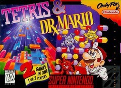 Tetris and Dr. Mario [Player's Choice] - Complete - Super Nintendo