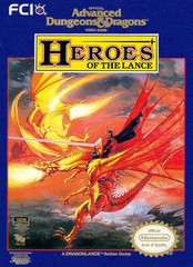 Advanced Dungeons & Dragons Heroes of the Lance - Loose - NES  Fair Game Video Games