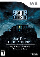 Agatha Christie And Then There Were None - In-Box - Wii  Fair Game Video Games