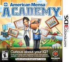 American Mensa Academy - Complete - Nintendo 3DS  Fair Game Video Games