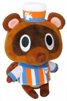 Animal Crossing Timmy Convenience Store Clerk Plush, 5.5"  Fair Game Video Games