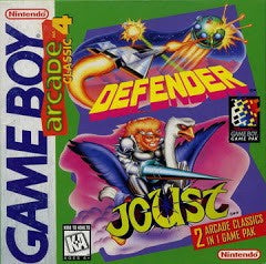 Arcade Classic 4: Defender and Joust - Loose - GameBoy  Fair Game Video Games