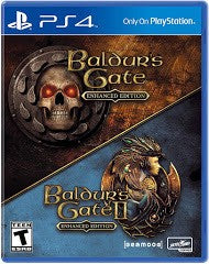 Baldur's Gate 1 & 2 Enhanced Edition [Collector's Pack] - Loose - Playstation 4  Fair Game Video Games