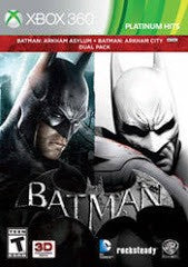 Batman: Arkham Asylum and Batman: Arkham City Dual Pack - In-Box - Xbox 360  Fair Game Video Games